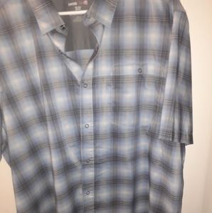 Mens Swiss Tech 4xl Button Up shirt